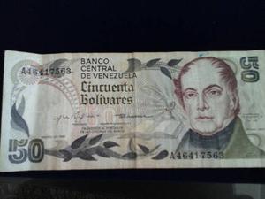 Venezuela. Billetes De 50 Y 100 Bolivares