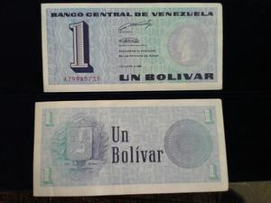 Venezuela Tinoquitos Billetes De 1 Bolivar