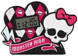 Radio Reloj Con Alarma Monster High.