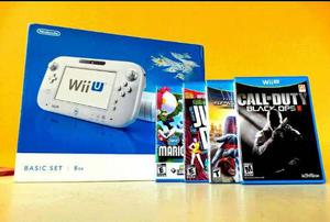 Wii U Nintendo Wiiu 8gb 4 Juegos