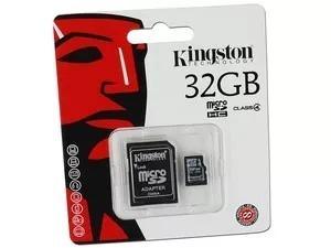 Tarjeta Memoria Micro Sd Kingston 32 Gb Clase 10 Adaptador