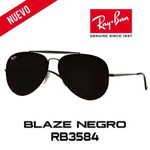Lentes De Sol Rayban Aviator Blaze Negro Rb Original