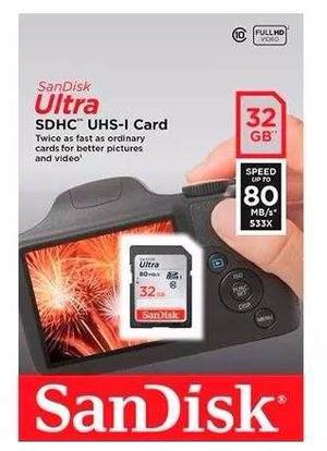 Sandisk Sd Ultra 80mb/s Clase gb Garantia Oficial Peru