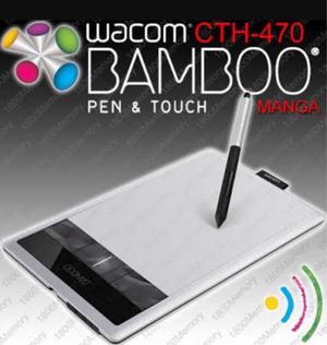 Tableta De Dibujo Tablet Wacom Bamboo Cth-470 Pen & Touch