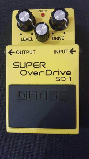 Pedal Super Overdrive SD1 Boss Como Nuevo!