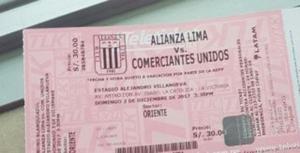 Alianza Vs Comerciantes Unidos