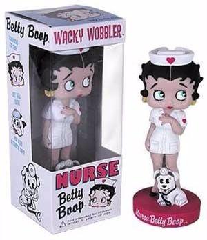 Betty Boop Nurse Enfermera Wacky Wobbler Funko