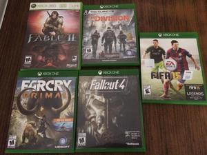 Juegos Xbox One: Farcry, Fable, Division, FIFA, Fallout