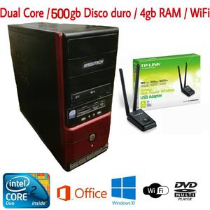 Ocasión Cpu 4gb Ram 500gb Disco Wifi