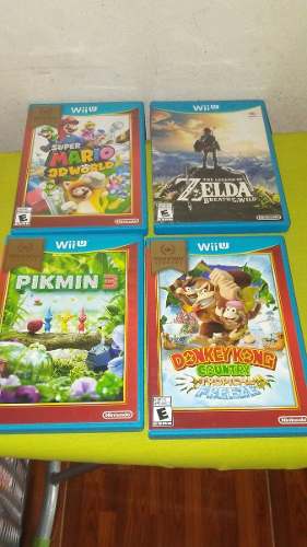 Nintendo Wii U Con 4 Juegos