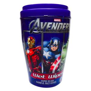 Pañitos Húmedos Tissue Avengers Marvel Iron Man Cap