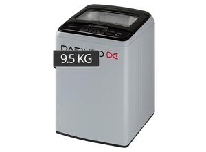 Lavadora Daewoo 9.5Kg Color Plateado