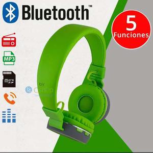 Audifonos Bluetooth Inalambrico 5en1 Radio Microsd Equalizad