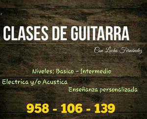 Clases De Guitarra A Domicilio