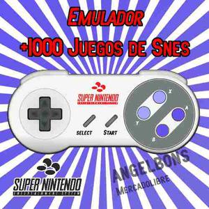Emulador Super Nintendo Snes +  Juegos Pc Y Android