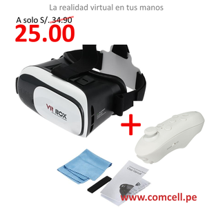 Lentes VR Box 2.0 control bluetooth