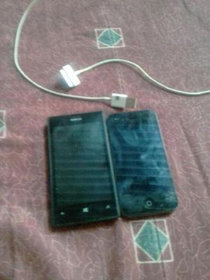 Nokia 502 Y iPhone 4s para Repuesto