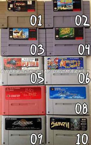 Remate Juegos Super Nintendo Famicom Desde 10 Soles