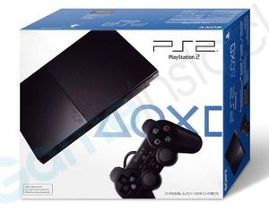 Sony Playstation 2 Slim Consola Ps2 2 Mandos+juegos