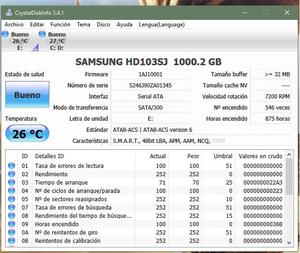 Disco Duro Samsung 1 Tera SATA 2,S/ 100 soles c/u