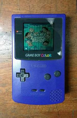 Game Boy Color Y Un Juego Rugrats