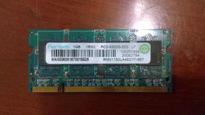 Memoria RAM PC2 1GB  para laptop