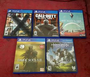 Ps4 Cod Bo3 Dark Souls3 Horizon No Mans