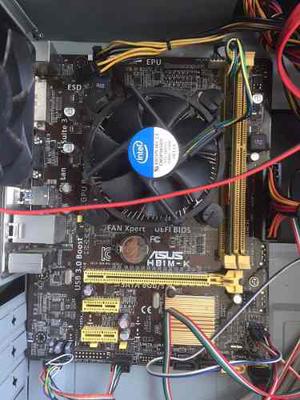 Placa Asus H8m1m-k + Procesador Intel Core I3 4ta Generacion