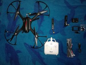 Drone con cámara tipo go pro 4k