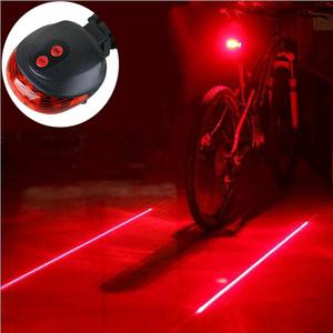 Luces Led Laser Traseras Para Bicicleta