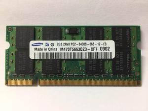 Memoria Ram 2gb Ddr2 2rx8 Pcs Samsung Para Laptop