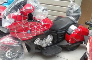 Moto Spider Man a Bateria Multi Funcion