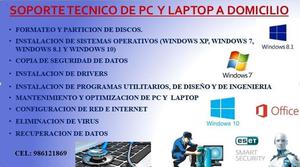 SERVICIO TECNICO PC Y LAPTOP