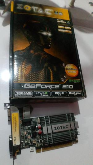 Vendo Tarjeta de Video Zotac Geforce 210