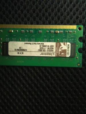 memoria Ram 1g kingston kvr800d2n6/1g