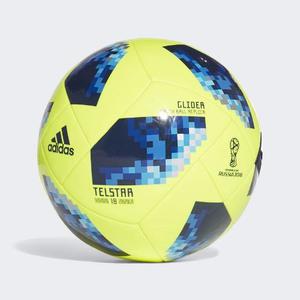Balon Telstar adidas Glider Amarillo Mundial Rusia 18 Envios