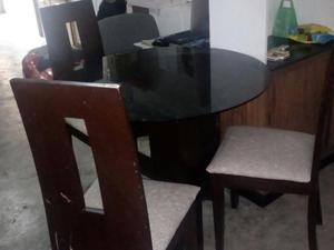 Juego de Comedor 4 Sillas en Sjm