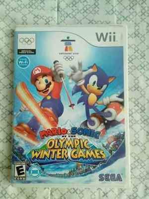 Mario And Sonic Olympic Winter Games (juego Wii)