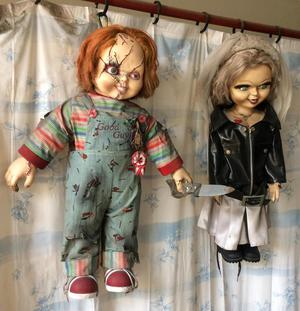 Muñecos chucky y tiffany 60cm ambos