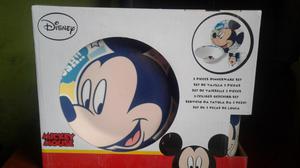Regalo de Navidad Set de Desayuno Mickey DisneyPlato,Tazón