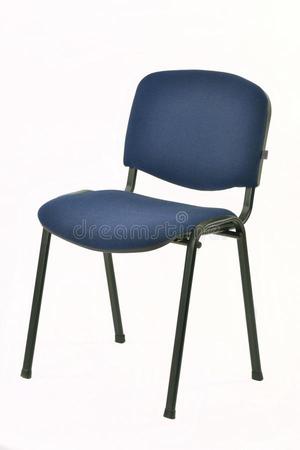 silla de metal tapizada