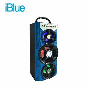 Parlante Iblue Bluetooth Iluminado Blue
