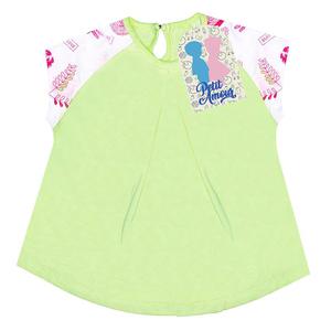 Polo de niña Eclaire verde con mangas