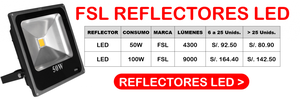 Reflectores LED FSL