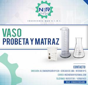 Vaso Probeta y Matraz