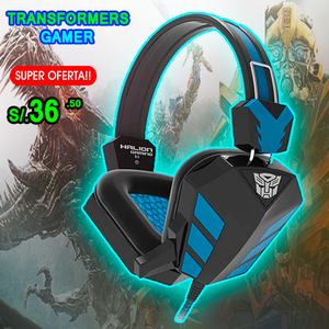 AUDIFONOS GAMERS TRANSFORMERS S3