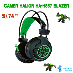 HEADSET GAMER USB HALION HAH857 BLAZER
