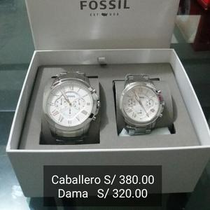 Relojes Fossil/Mujer Y Hombre/Original