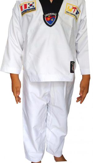 Tae Kwon Do Uniforme Completo Hecho En Drill