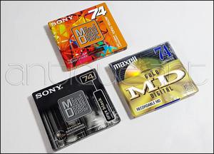A64 3 Minidisc Md Sony 74 Minutos Totalmente Sellados Nuevos